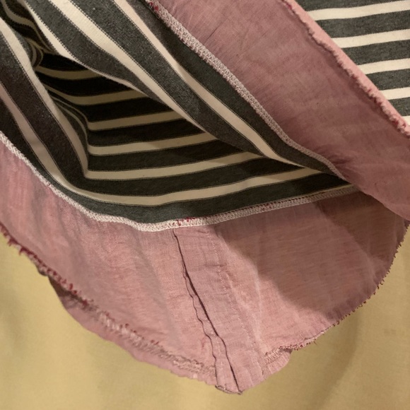 Market & Spruce Striped Boatneck Sweater | Faux Layered Look | size S - Picture 5 of 8